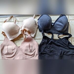 4 piece lot pumping bras